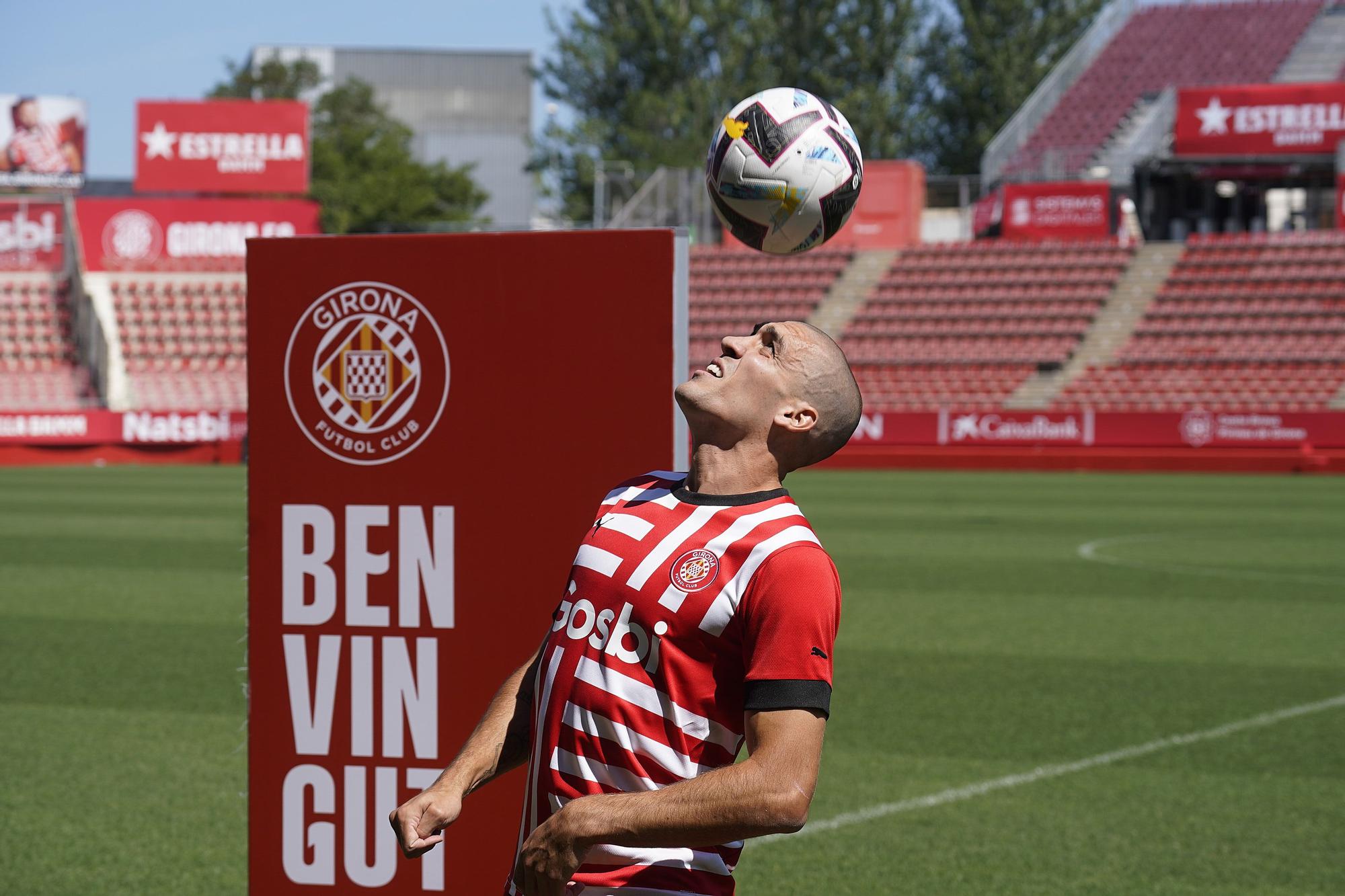 Presentació d'Oriol Romeu, nou jugador del Girona