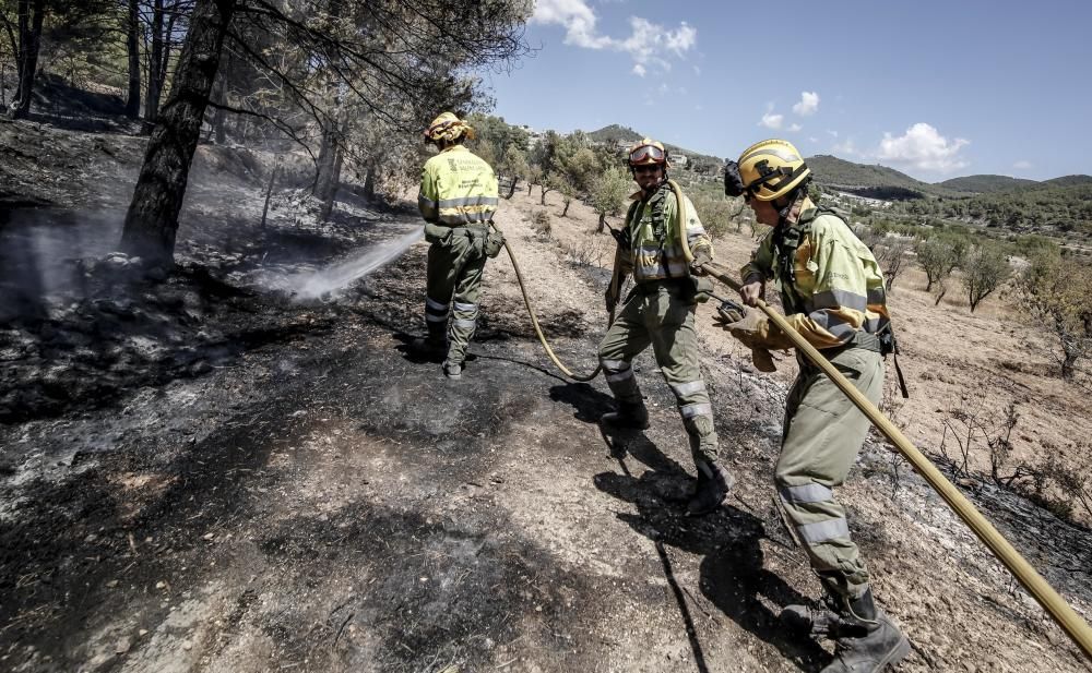 Incendio en La Torre de les Maçanes