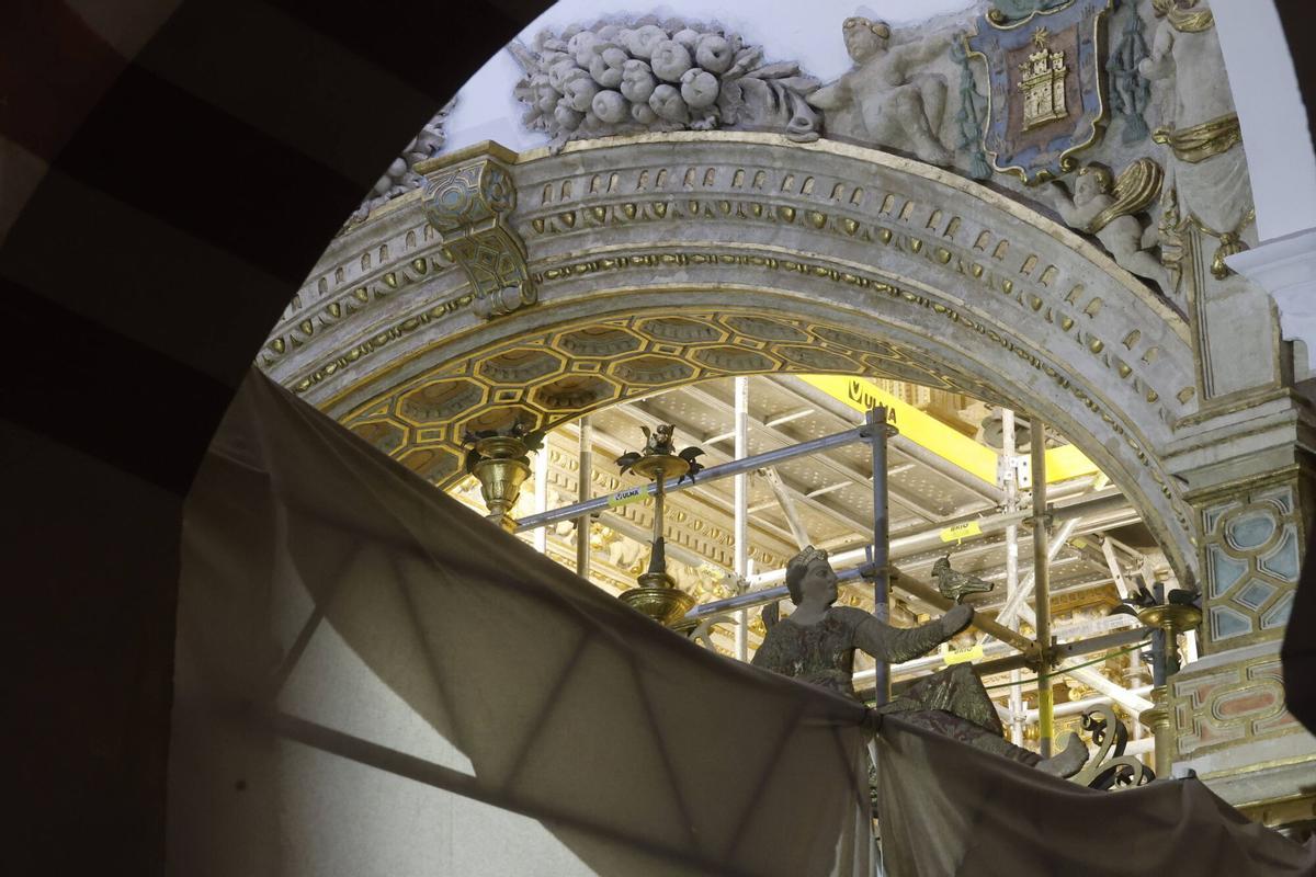 A.J.González Córdoba Zona de la Mezquita Catedral que sufrió el incendio hace un año A.J.González Córdoba Zona de la Mezquita Catedral que sufrió el incendio hace un año