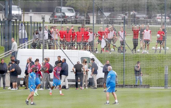 Las mejores imágenes del entrenamiento de hoy del Barça en Salzburgo