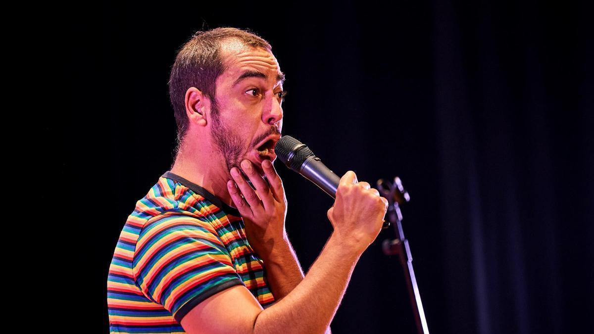 El humorista y actor Aarón Gómez.