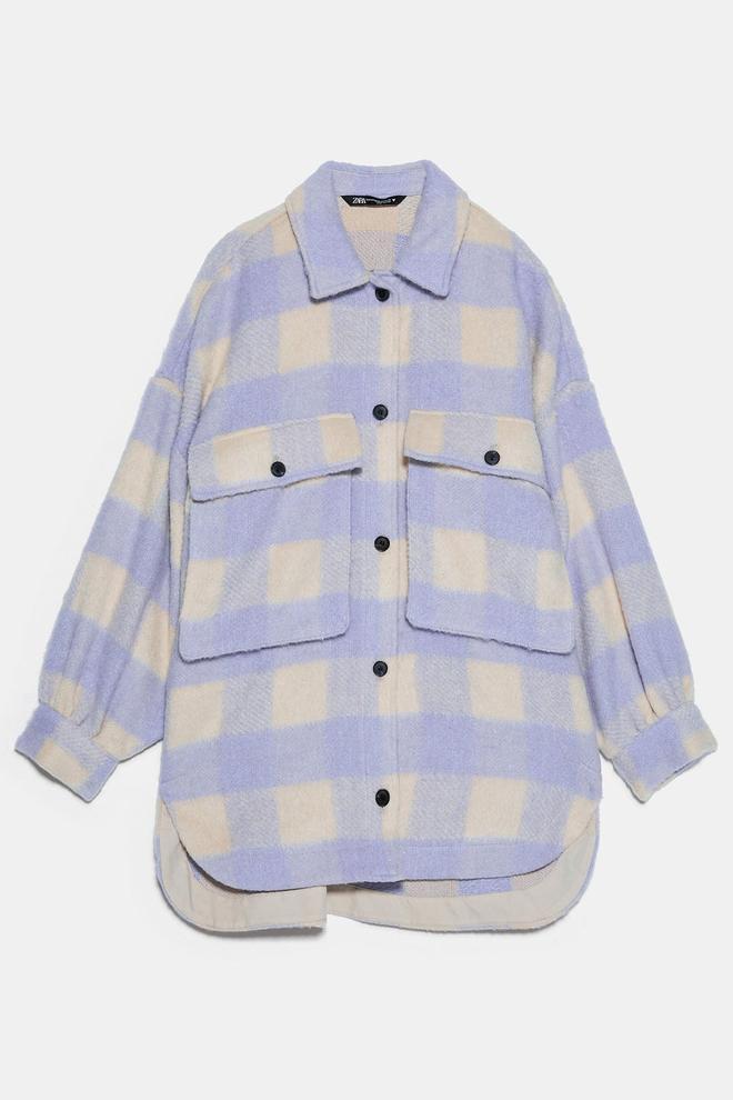 Sobrecamisa oversize de Zara (Precio: 49,95 euros)