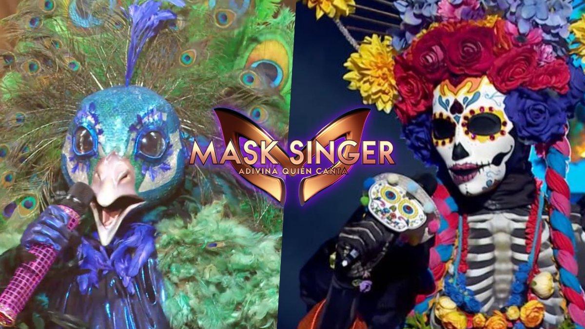 Pavo Real y Catrina, máscaras de 'Mask Singer: Adivina quién canta'