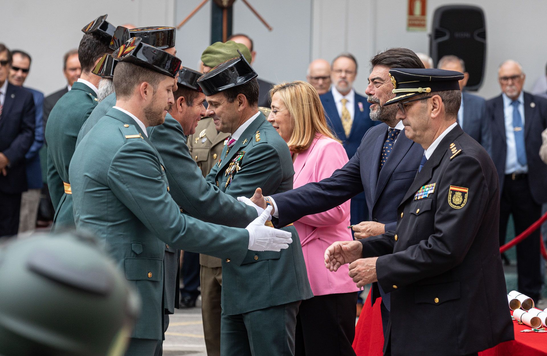 La Comandacia de Alicante celebra el 179 Aniversario de la creación de la Guardia Civil