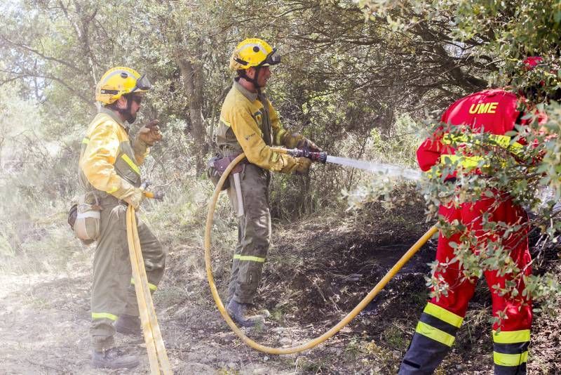 Fotogalería del incendio de las Cinco Villas