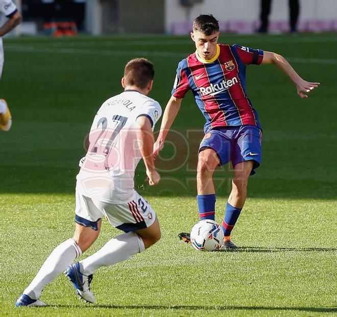 Las imágenes del partido del FC Barcelona contra el Osasuna de LaLiga Santander disputado en el Camp Nou, Barcelona.