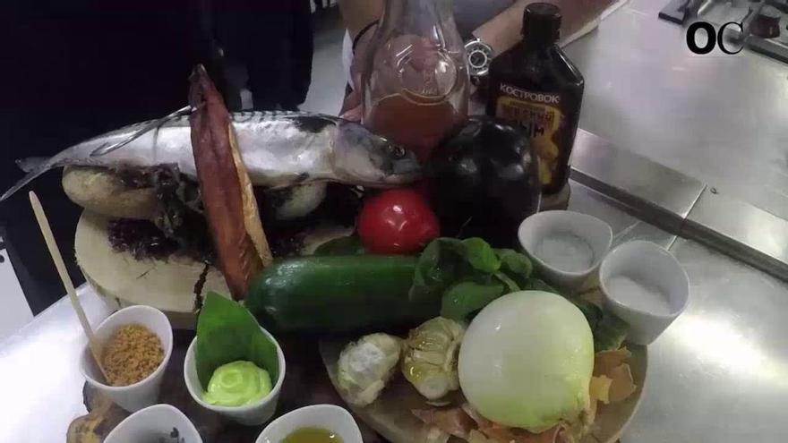 La Cocina de la Escuela: Caballa a la llama con ratatouille