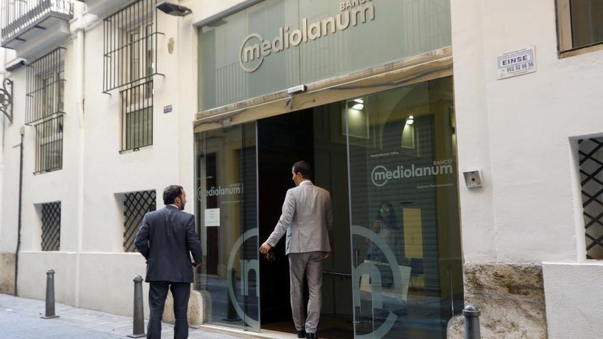 Sede social del Banco Mediolanum en València.