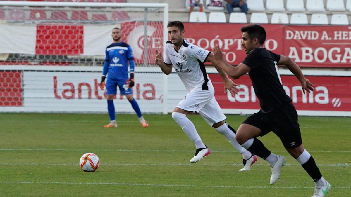 Piña, en un momento del partido