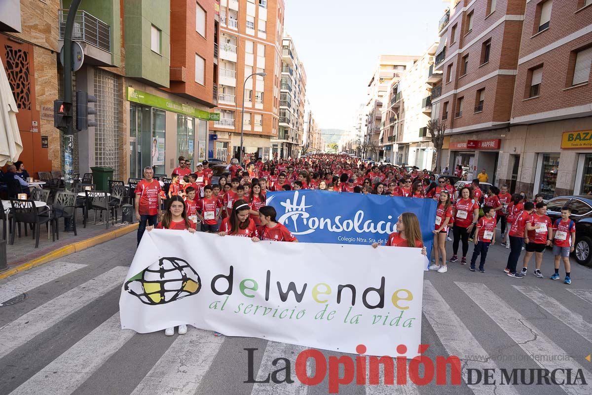 Marcha de la ONG Delwende en Caravaca