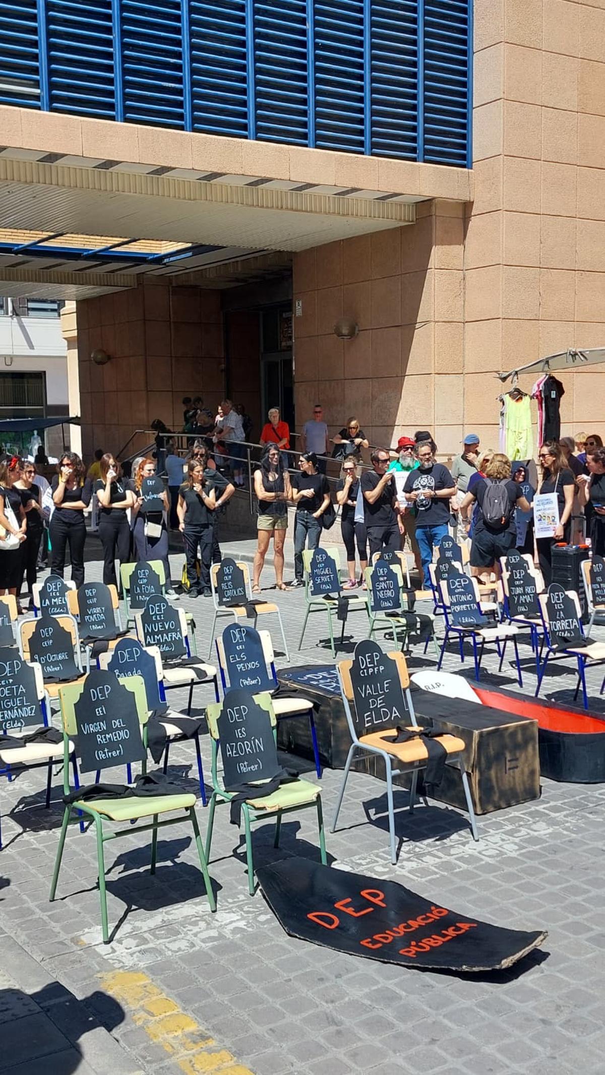 Otro momento del acto en Elda