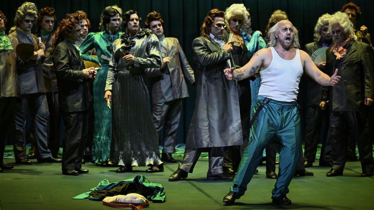 Una representación de Rigoletto.