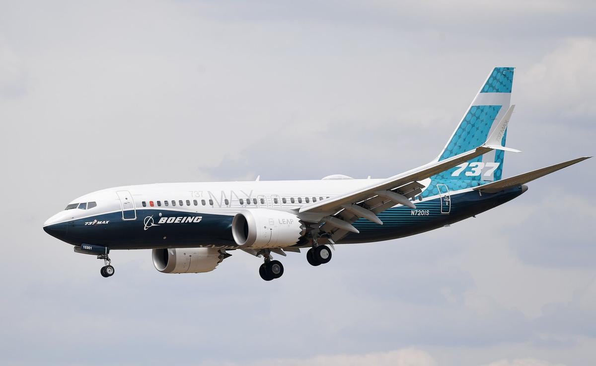 Un Boeing 737 Max en una imagen de archivo