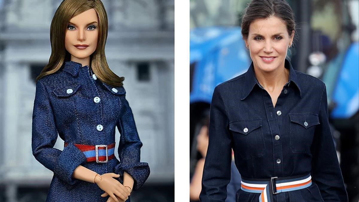 Letizia y la muñeca inspirada en ella