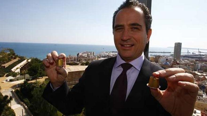 Vincent Termote, director de Nespresso en España y Portugal, ayer en Alicante