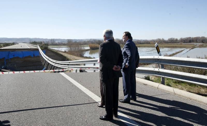 Fotogalería de la visita de Rajoy a la ribera del Ebro