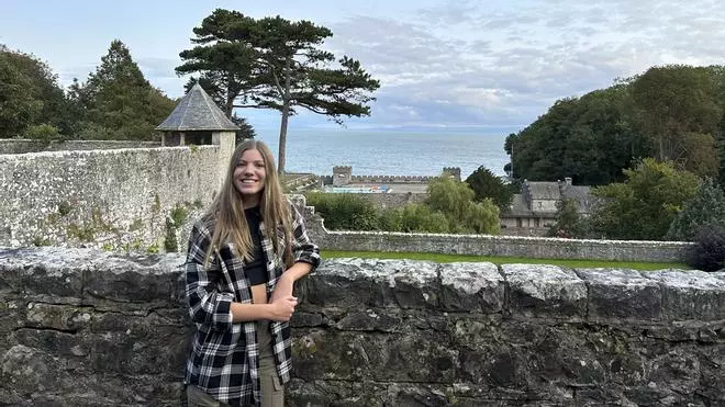 La infanta Sofía ya está en su colegio de Gales