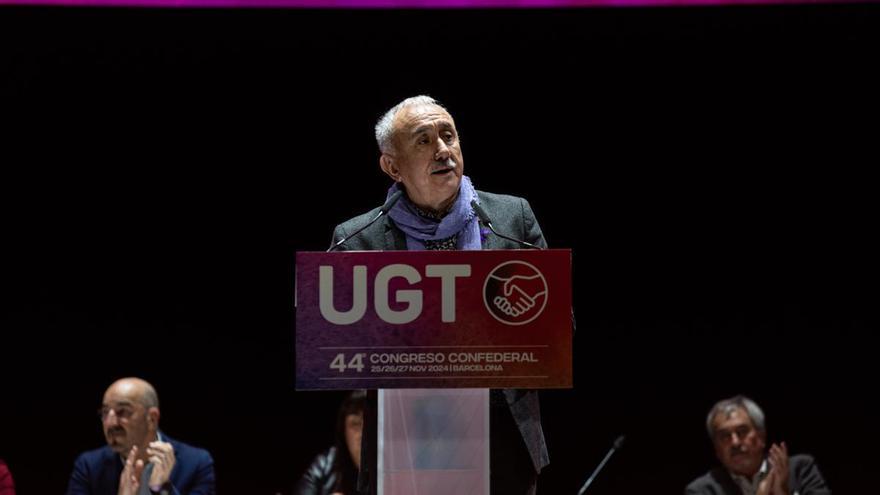 Pepe Álvarez es reelegido como secretario general de UGT para un último mandato, hasta 2028
