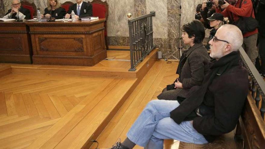 Los padres de Asunta, Rosario Porto y Alfonso Basterra, en el juicio.