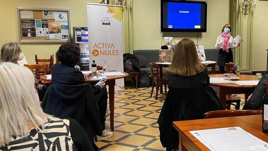 La última sesión de ‘Activa Snacks’ se celebró en la Caixa Rural Sant Josep.  | MEDITERRÁNEO