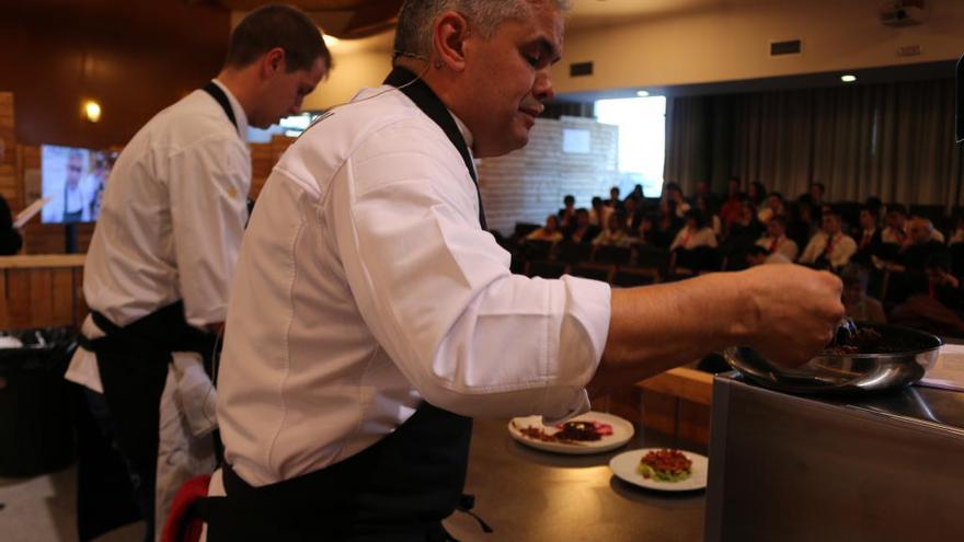 Cuiners presents en la segona edició del Festival GastroPirineus, celebrat a Alp i Puigcerdà, en una imatge d&#039;arxiu.