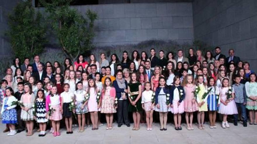 Presentación de las candidatas a bellezas