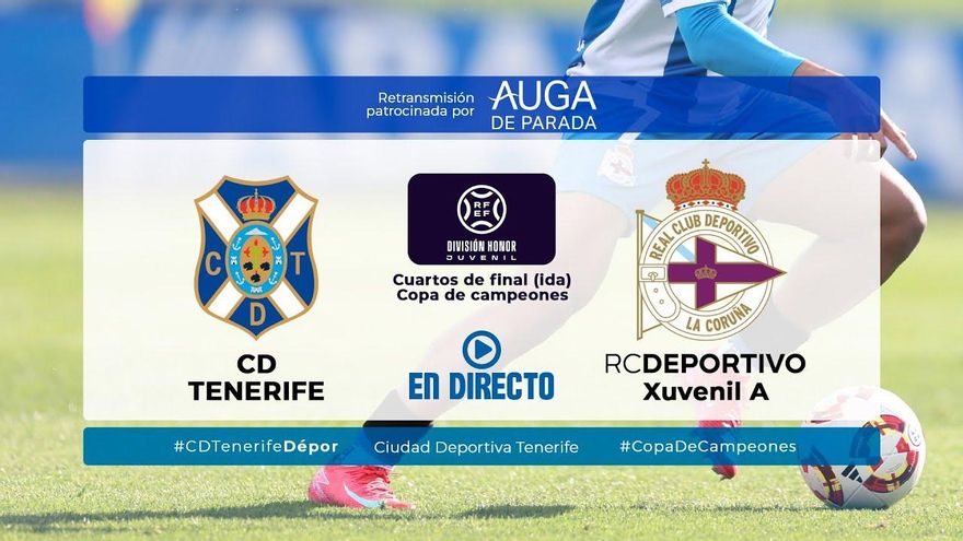 El Dépor Juvenil arranca su camino en la Copa de Campeones ante el Tenerife