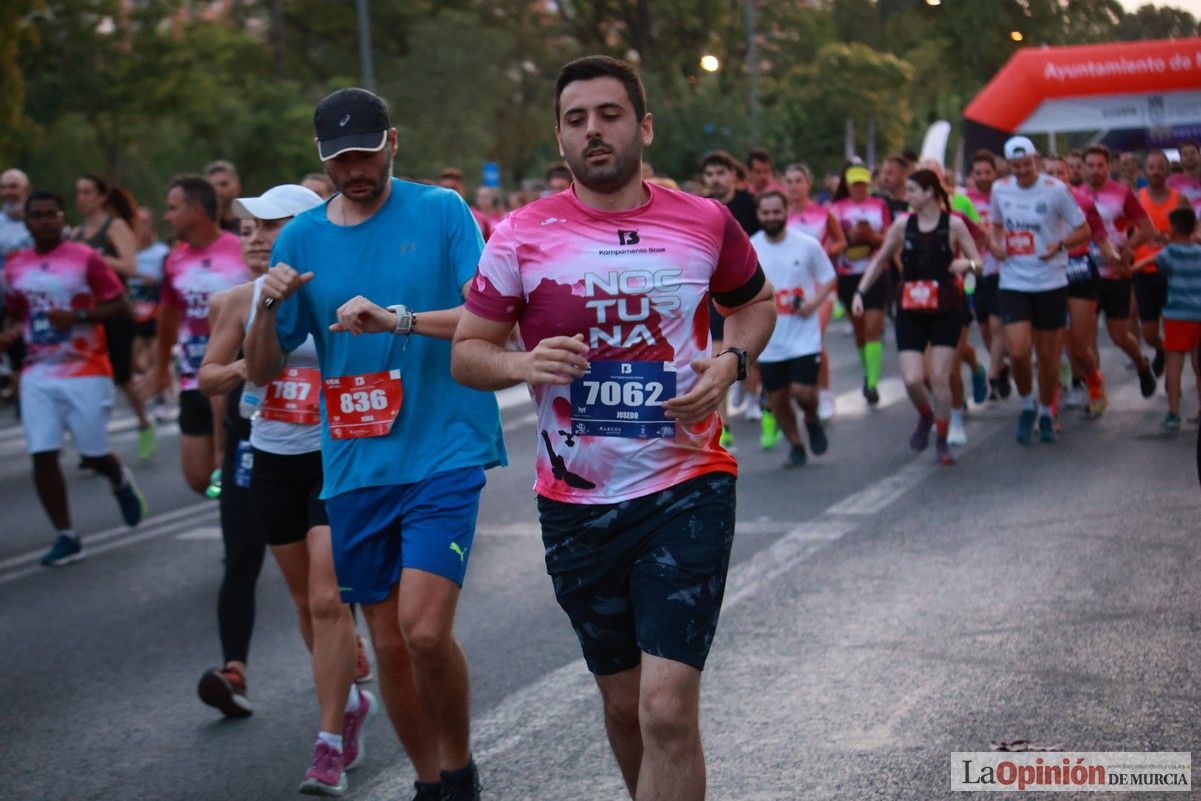 Las mejores imágenes de la carrera nocturna de Murcia