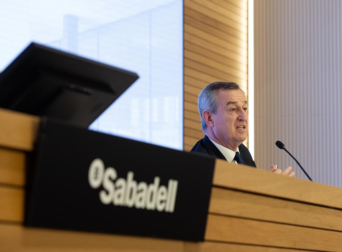 El CEO de Banco Sabadell, César González-Bueno.