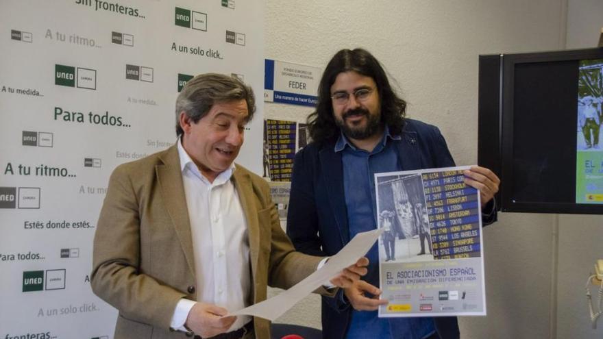 Juan Andrés Blanco y Rubén Pérez, en la UNED