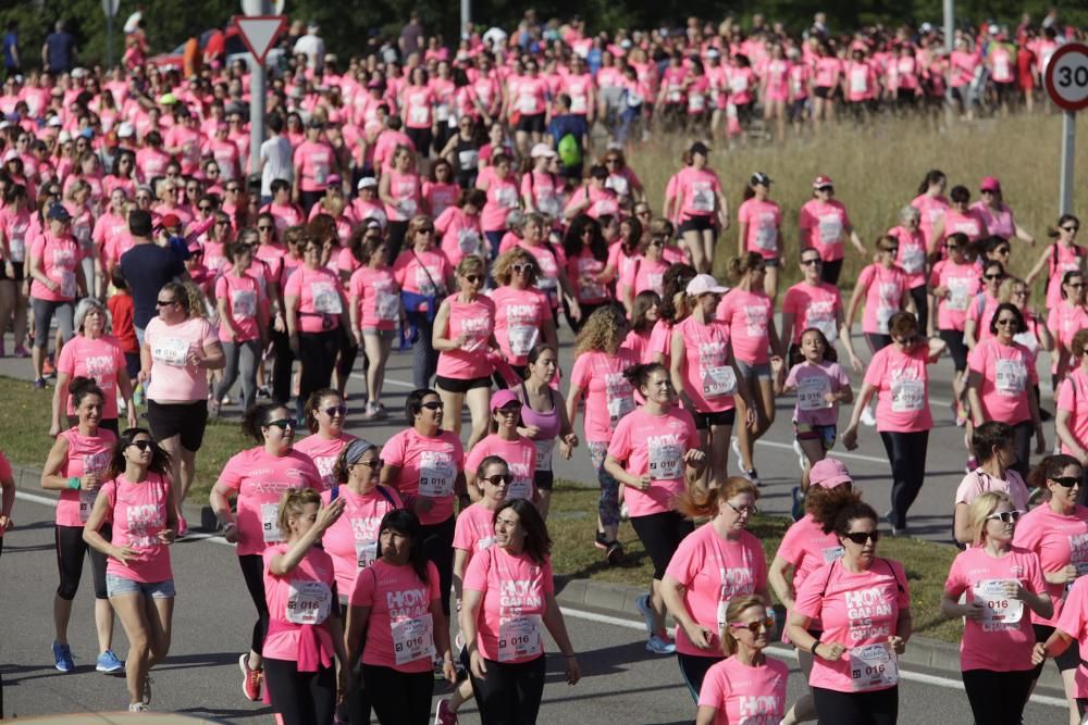 Carrera de la mujer en la zona este de Gijón.