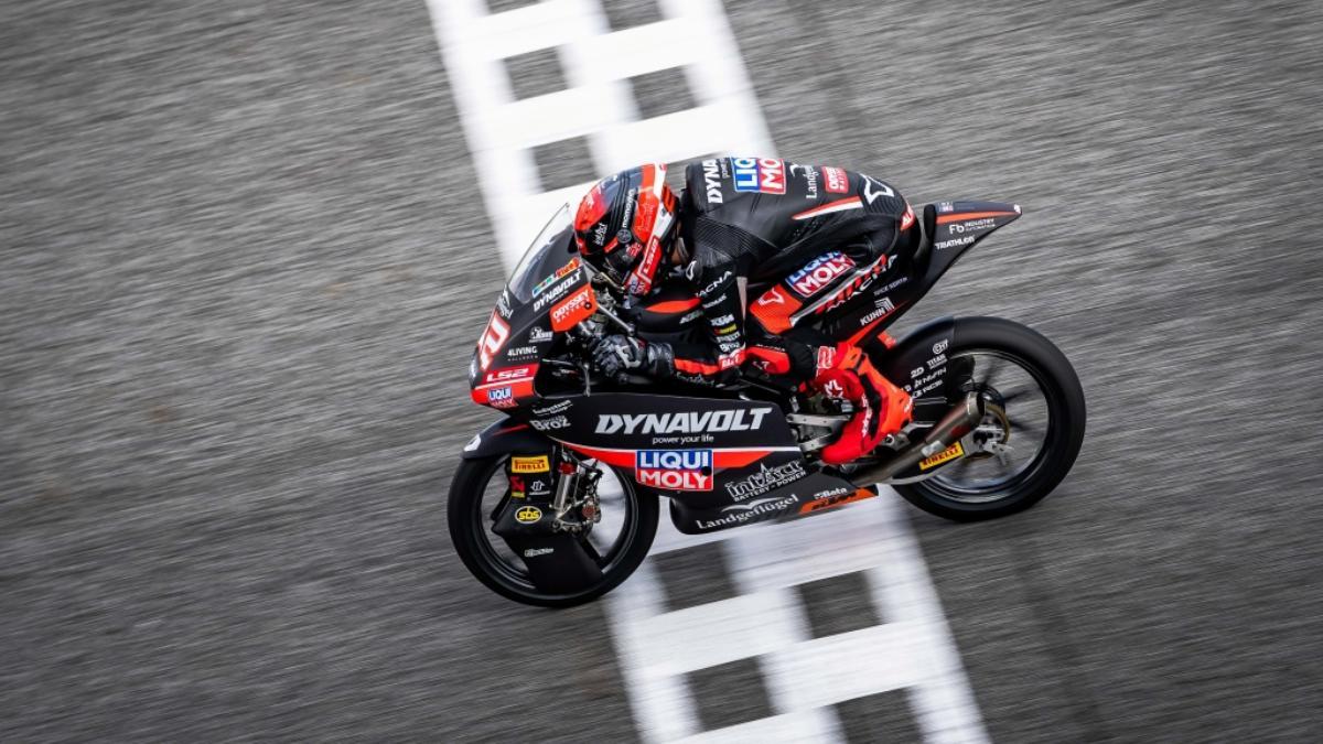 David Almansa logró su primera victoria en el Mundial de Moto3