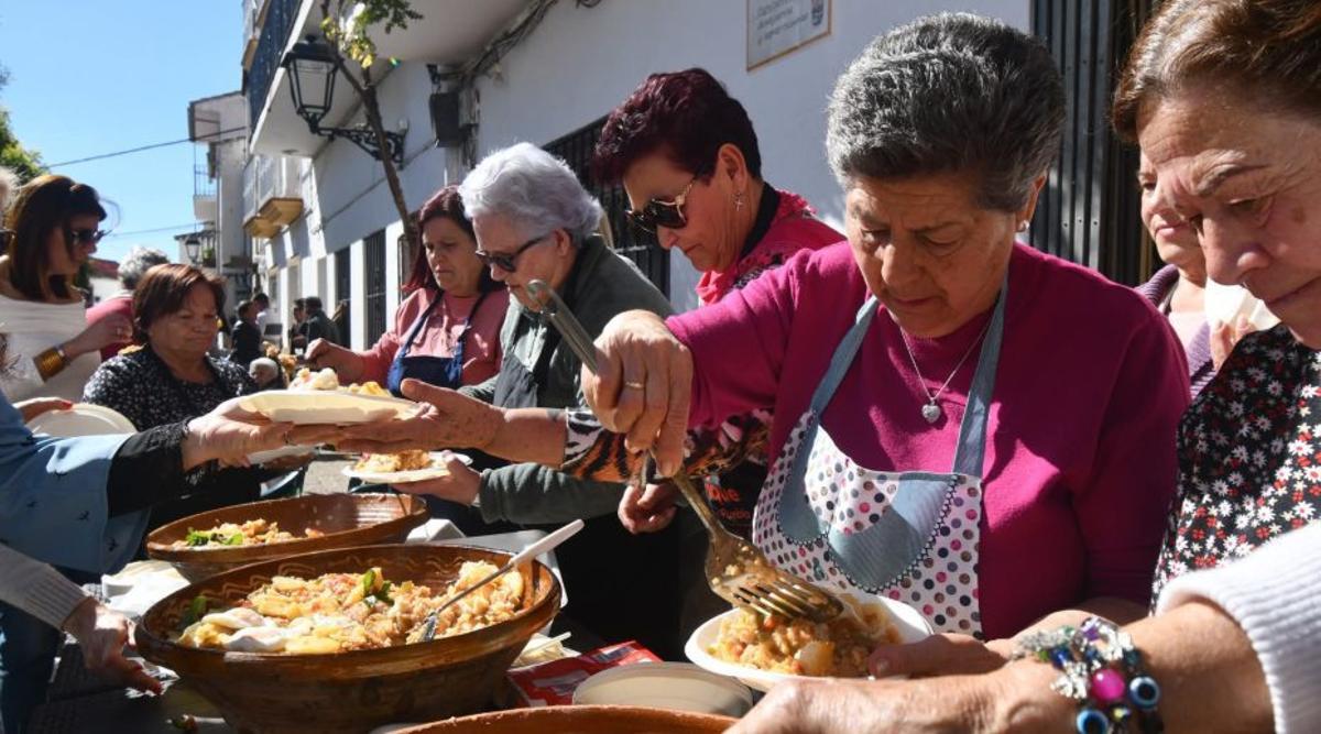 Elaboración de un plato típico.