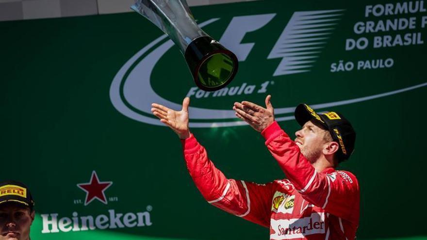 Vettel vence en Brasil para pelear por ser subcampeón