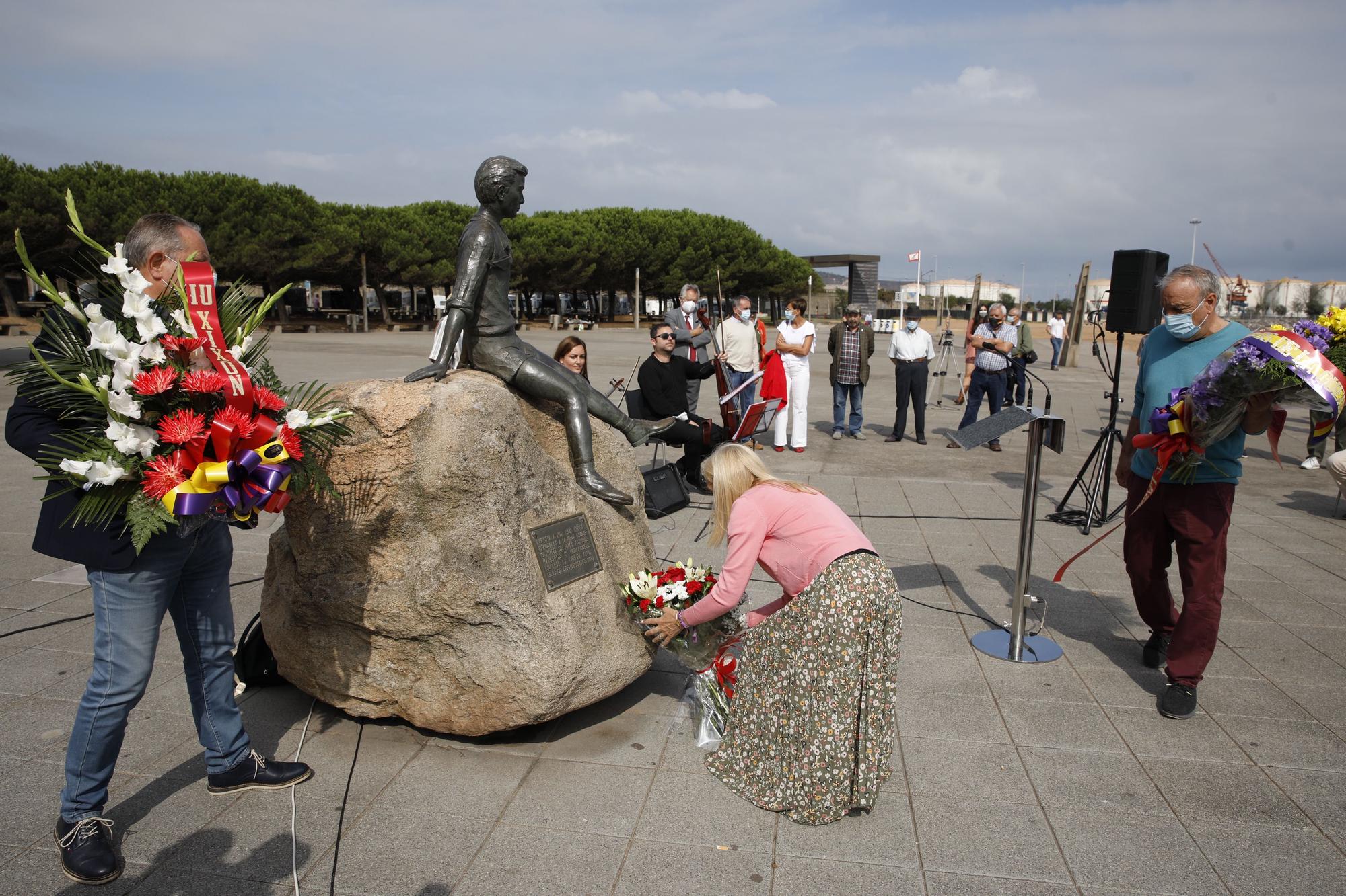 Homenaje a los niños y niñas de la guerra en El Arbeyal