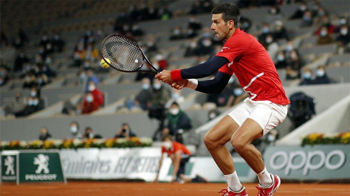 Djokovic, en su partido contra Khachanov