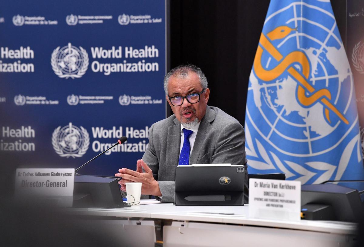 El director general de la Organización Mundial de la Salud (OMS), Tedros Adhanom Ghebreyesus.