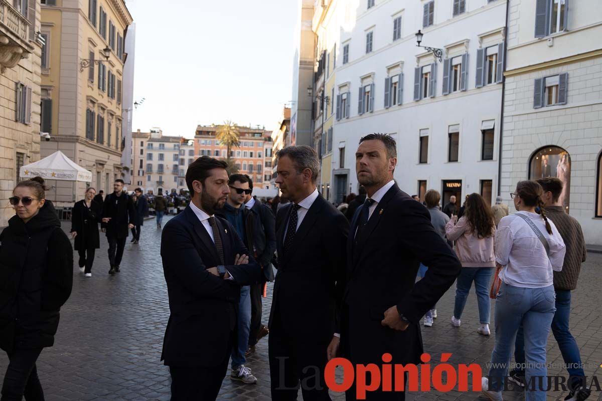 Así se ha vivido la presentación del Año Jubilar de Caravaca en Roma