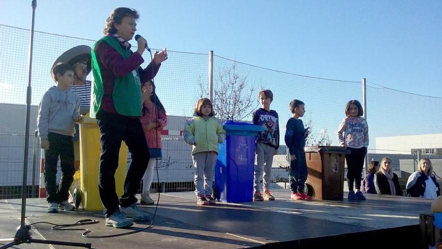 Una de les accions del projecte Marató Residu Zero de Sant Vicenç