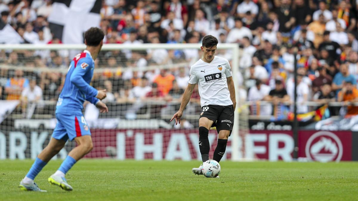 Pepelu, en el partido ante el Atlético