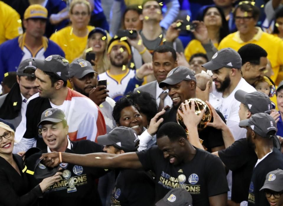 Los Warriors de Kevin Durant, campeones de la NBA