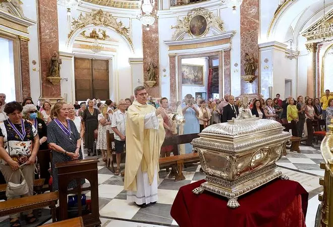 Las reliquias de San Francisco de Borja ya están en València