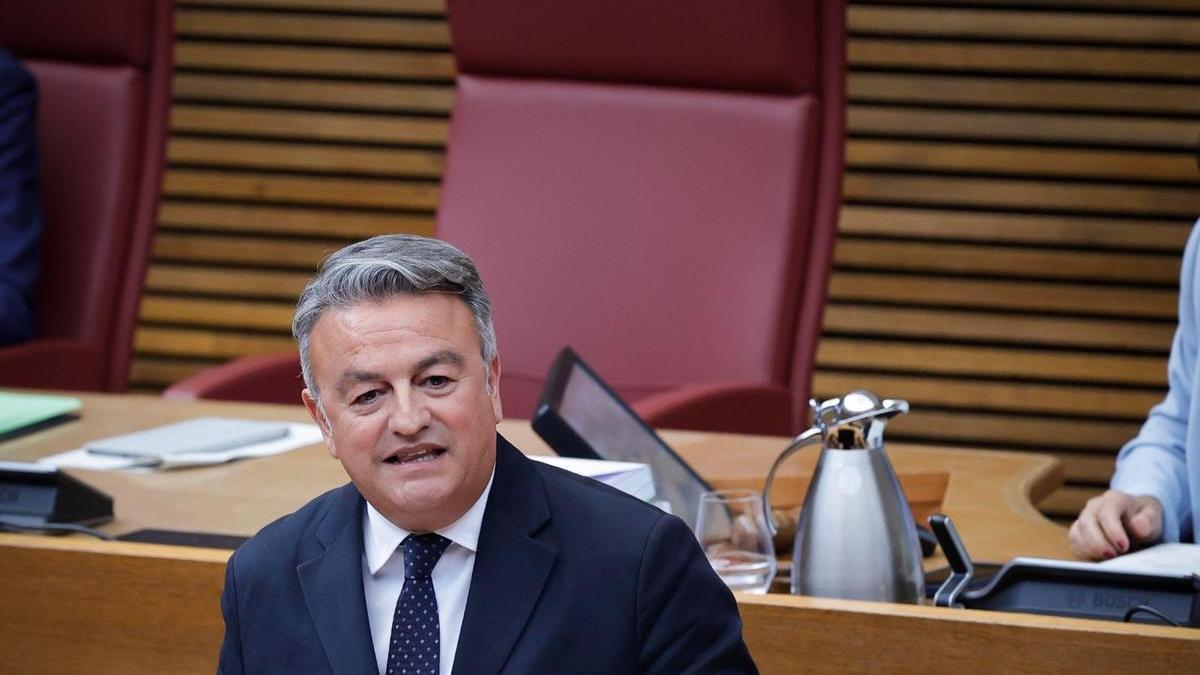 José Chulvi, en las Corts.