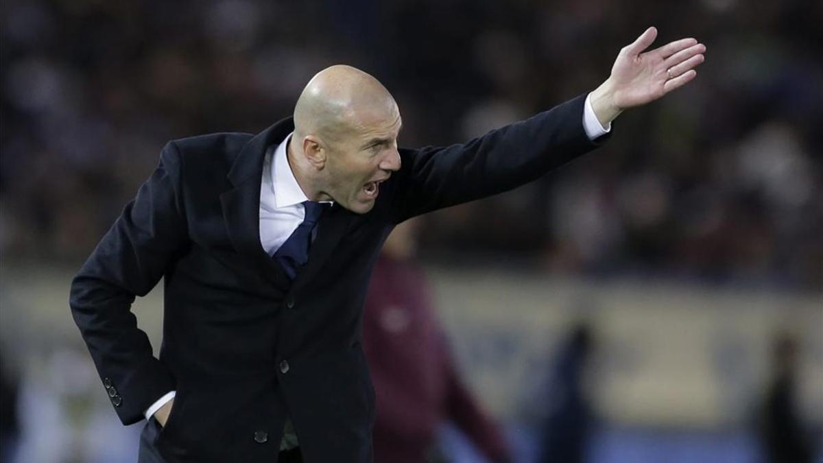 Zidane vivió intensamente el partido contra el América
