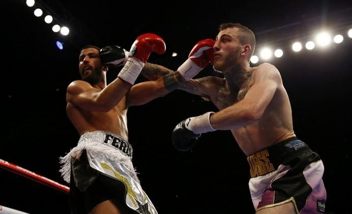 Cerefino Rodriguez in action with Sam Eggington