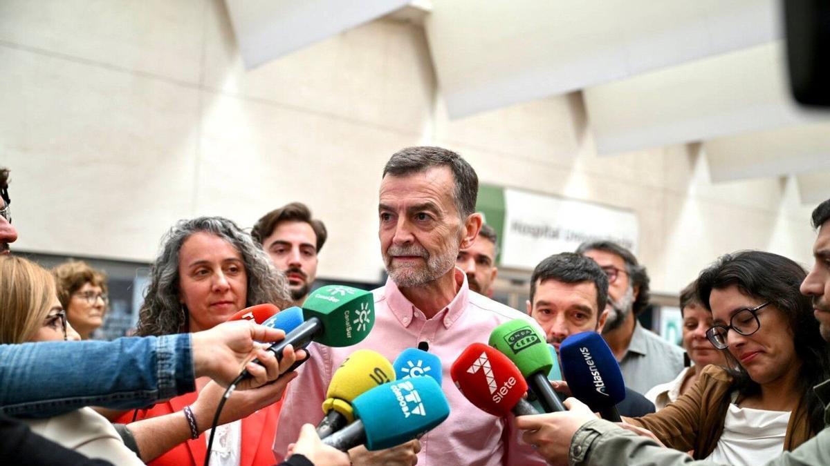 El candidato de Por Andalucía a la Presidencia de la Junta, Antonio Maíllo.
