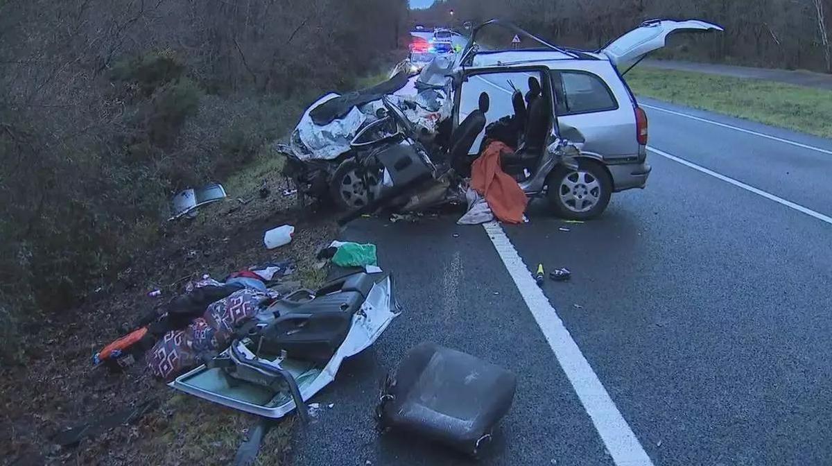 El accidente mortal tuvo lugar en el kilómetro 4 de la LU 530, a la altura de Carballido