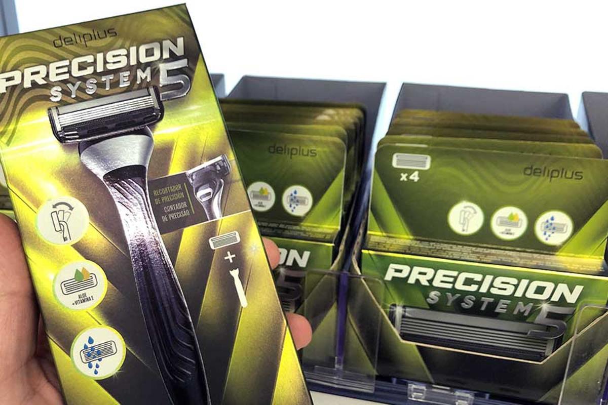 Las nuevas maquinillas de cinco hojas "Precision System5" de Deliplus