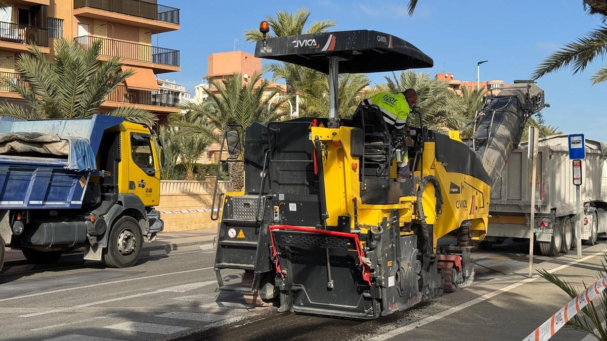 Las obras en Arenales del Sol convertirán la avenida San Bartolomé de Tirajana en una calle de un solo sentido en buena parte del tramo