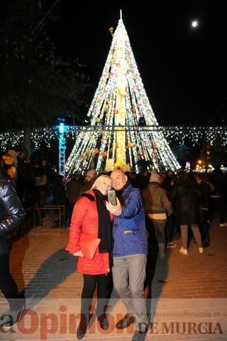 Encendido del Gran Árbol de Navidad de la Plaza Circular de Murcia